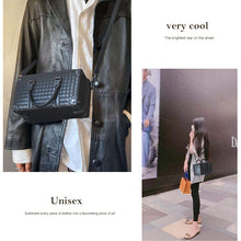 Load image into Gallery viewer, Genuine Leather Diagonal Woven Bag