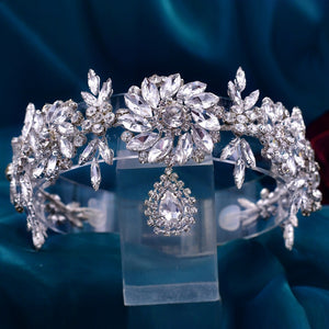 Bridal Headdress Creative Three-dimensional Rhinestone Flower Headband