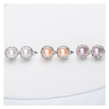 Load image into Gallery viewer, Natural Strong Freshwater Genuine Pearl Earrings In S925 Silver