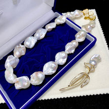 Load image into Gallery viewer, Baroque Shaped Freshwater Pearl Necklace For Women