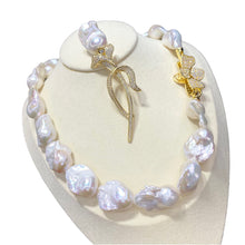 Load image into Gallery viewer, Baroque Shaped Freshwater Pearl Necklace For Women