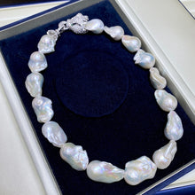 Load image into Gallery viewer, Natural Large Baroque Freshwater Pearl Necklace For Women